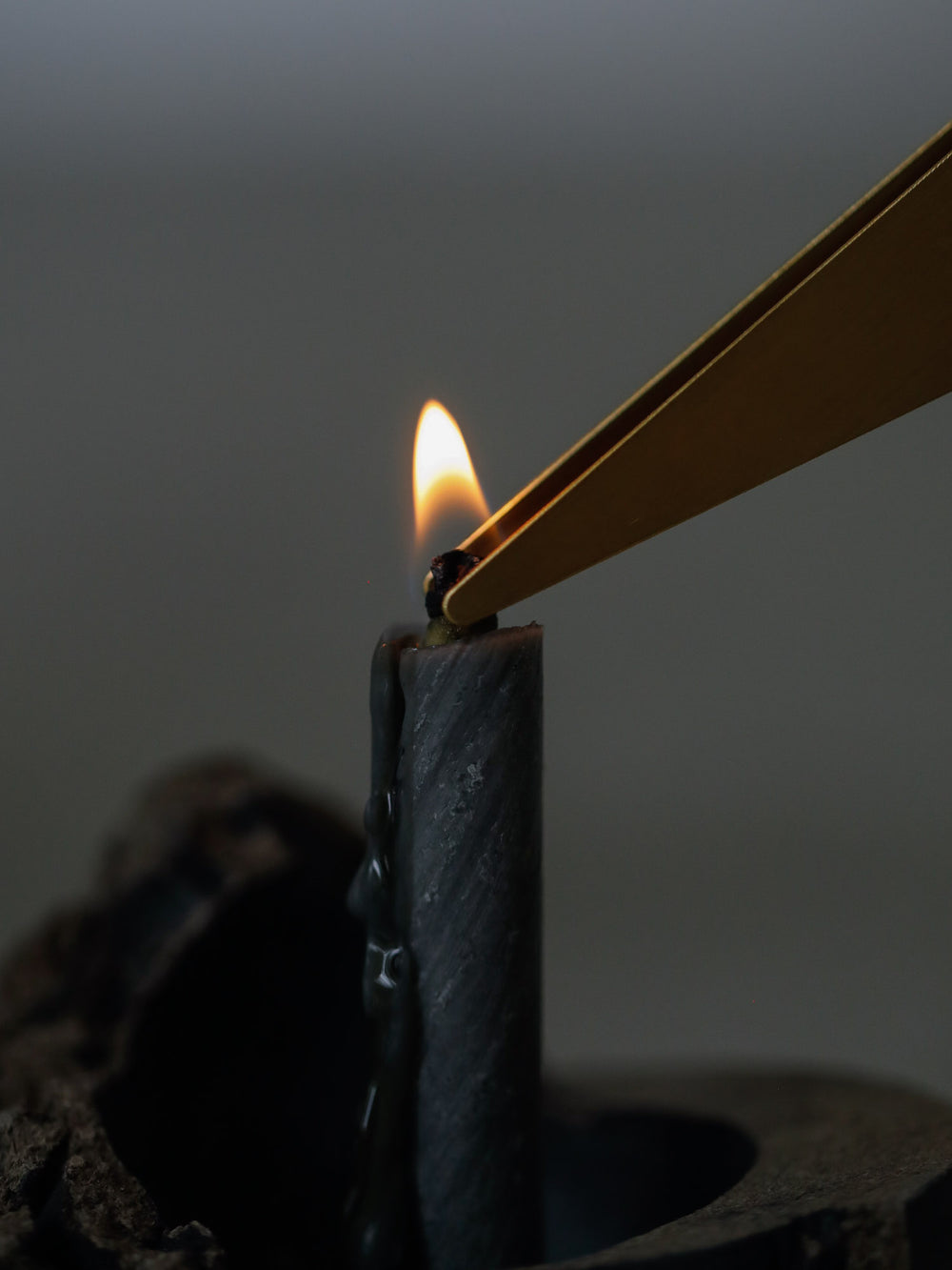 Brass Candle Snuffer