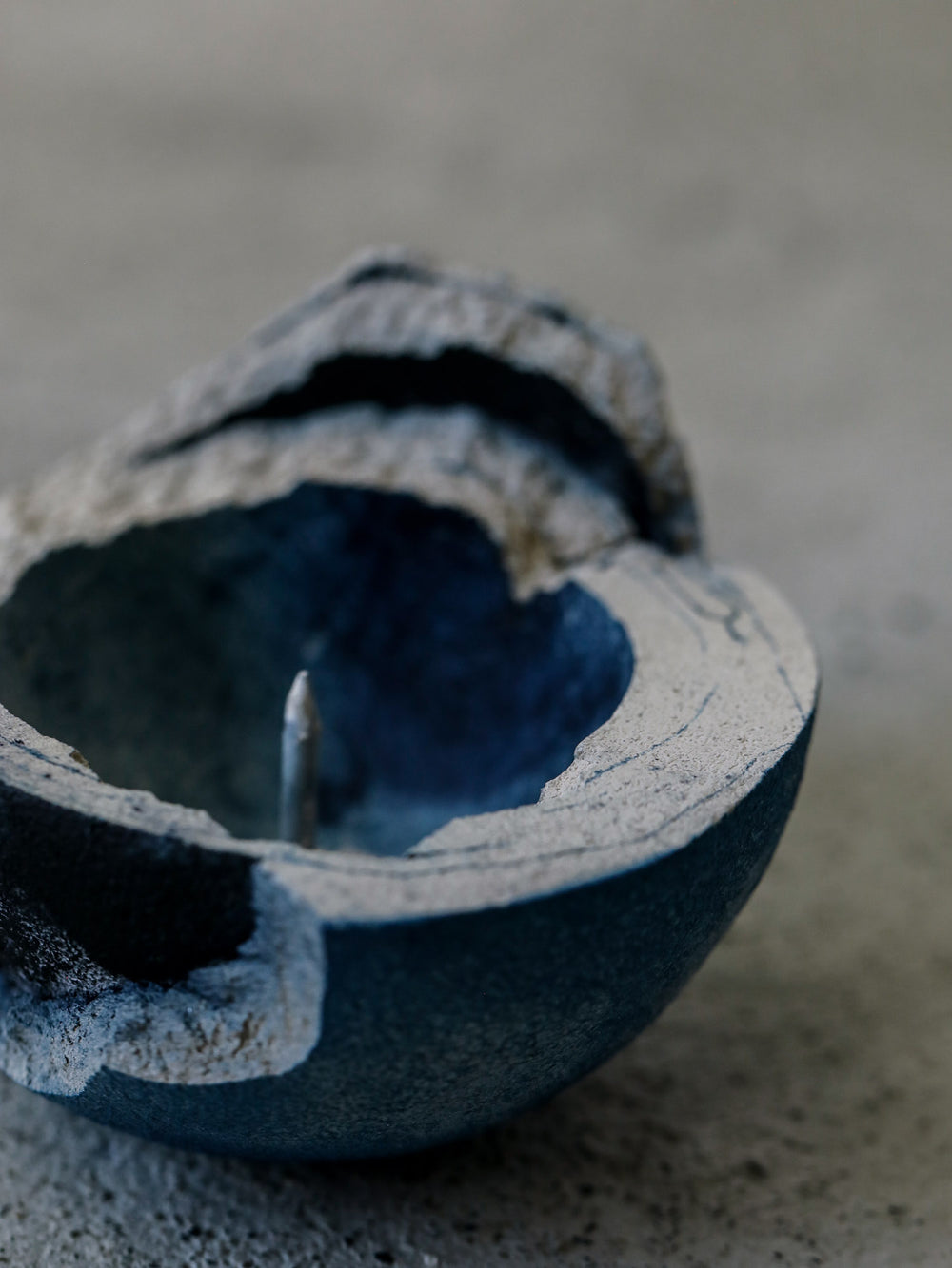 Core Candle Holder – Indigo