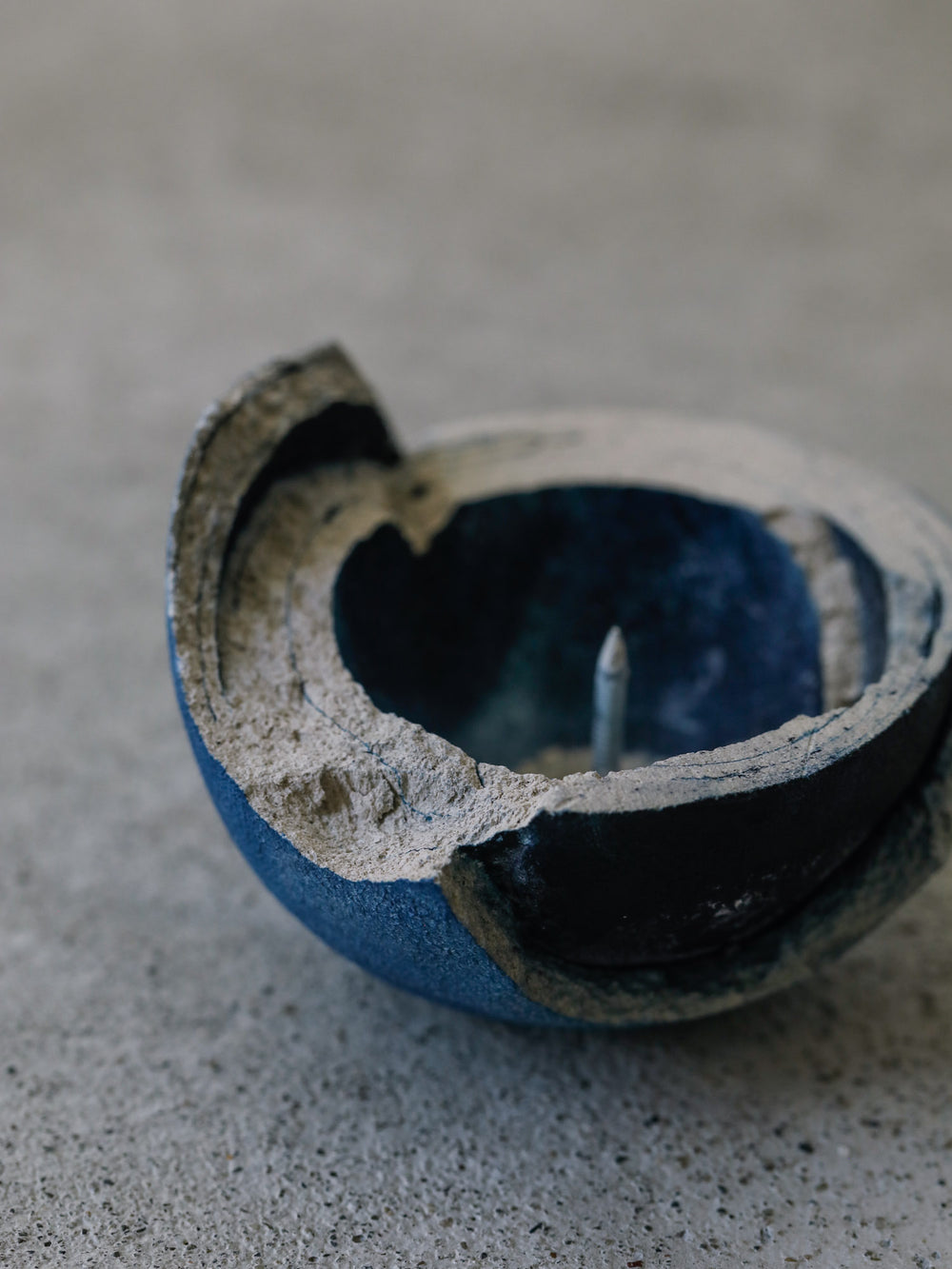 Core Candle Holder – Indigo