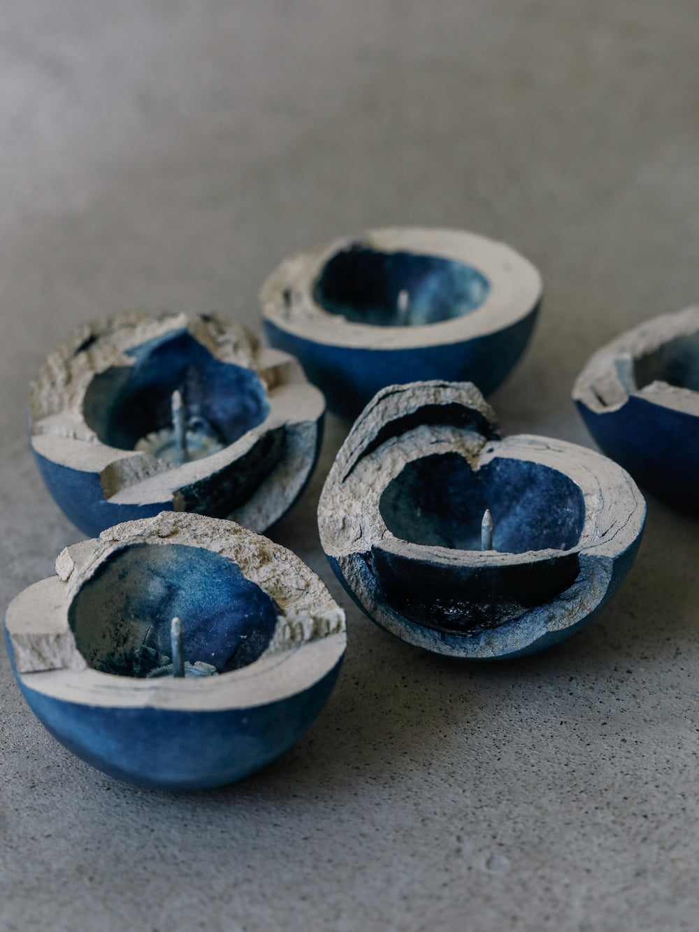 Core Candle Holder – Indigo