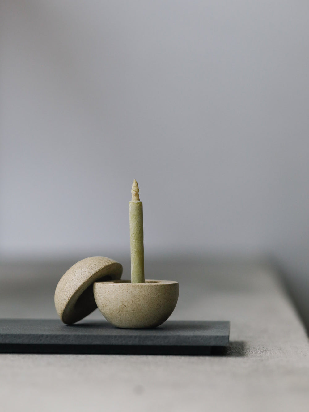 Kodama Ceramic Candle and Incense Holder