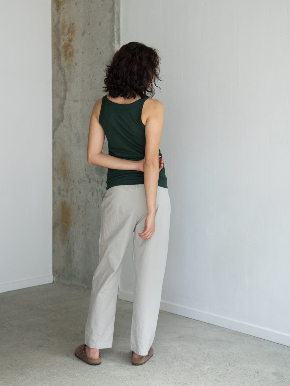 Cotton Camisole - Dark Green