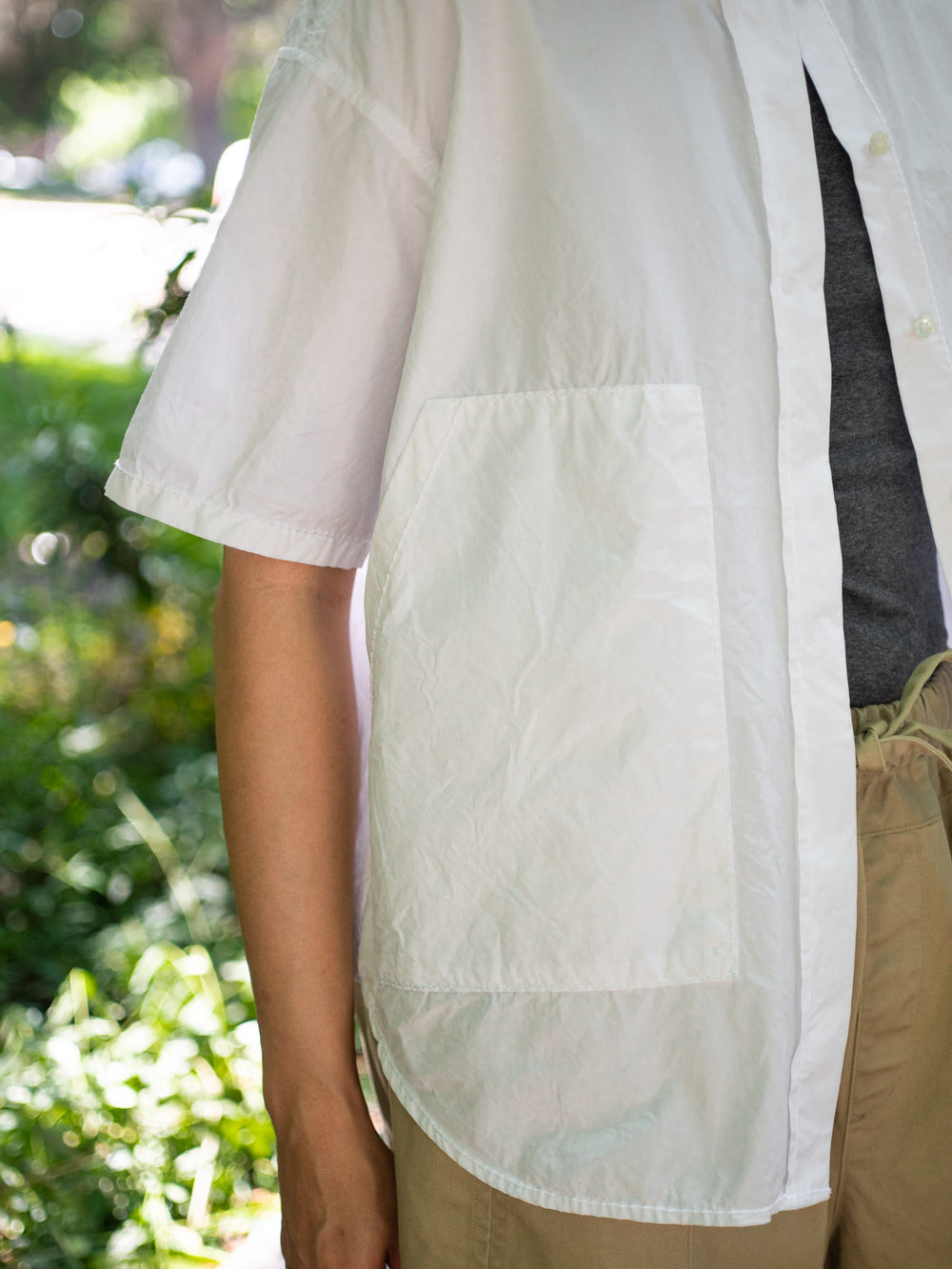 Typewriter Cotton Pocket Shirt
