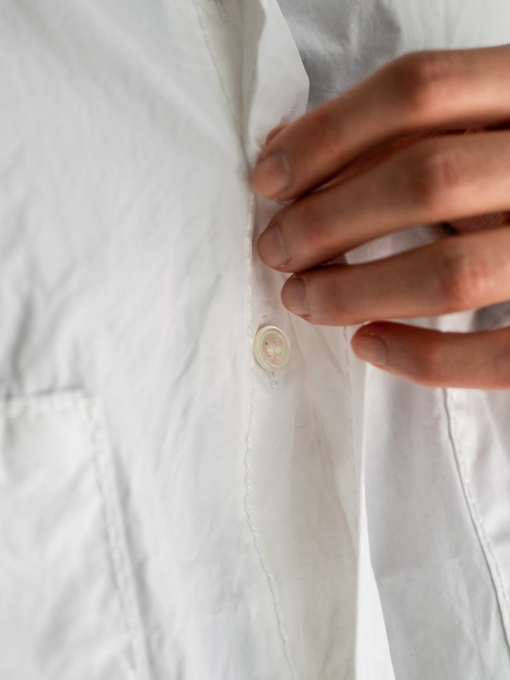 Typewriter Cotton Pocket Shirt