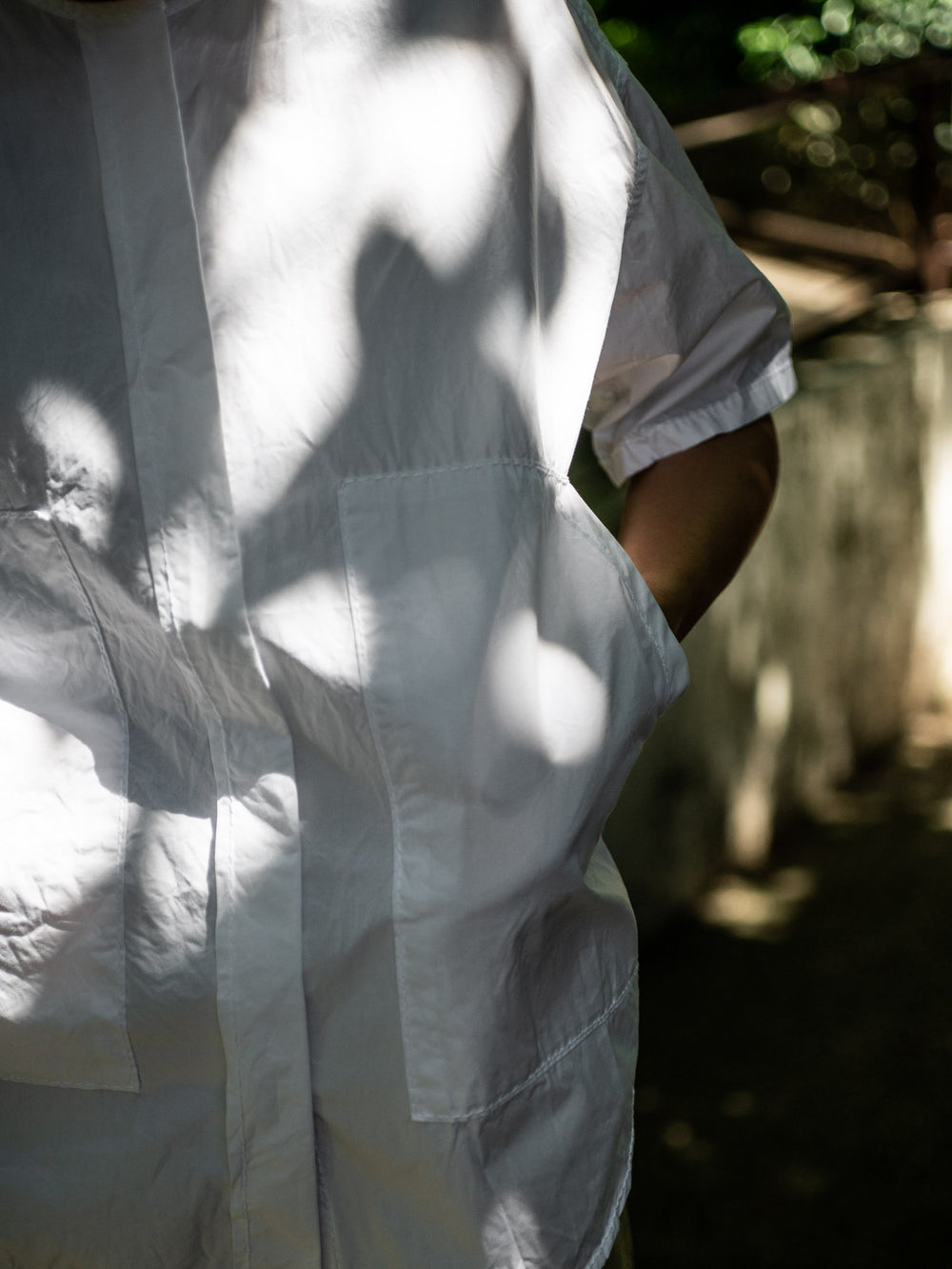 Typewriter Cotton Pocket Shirt