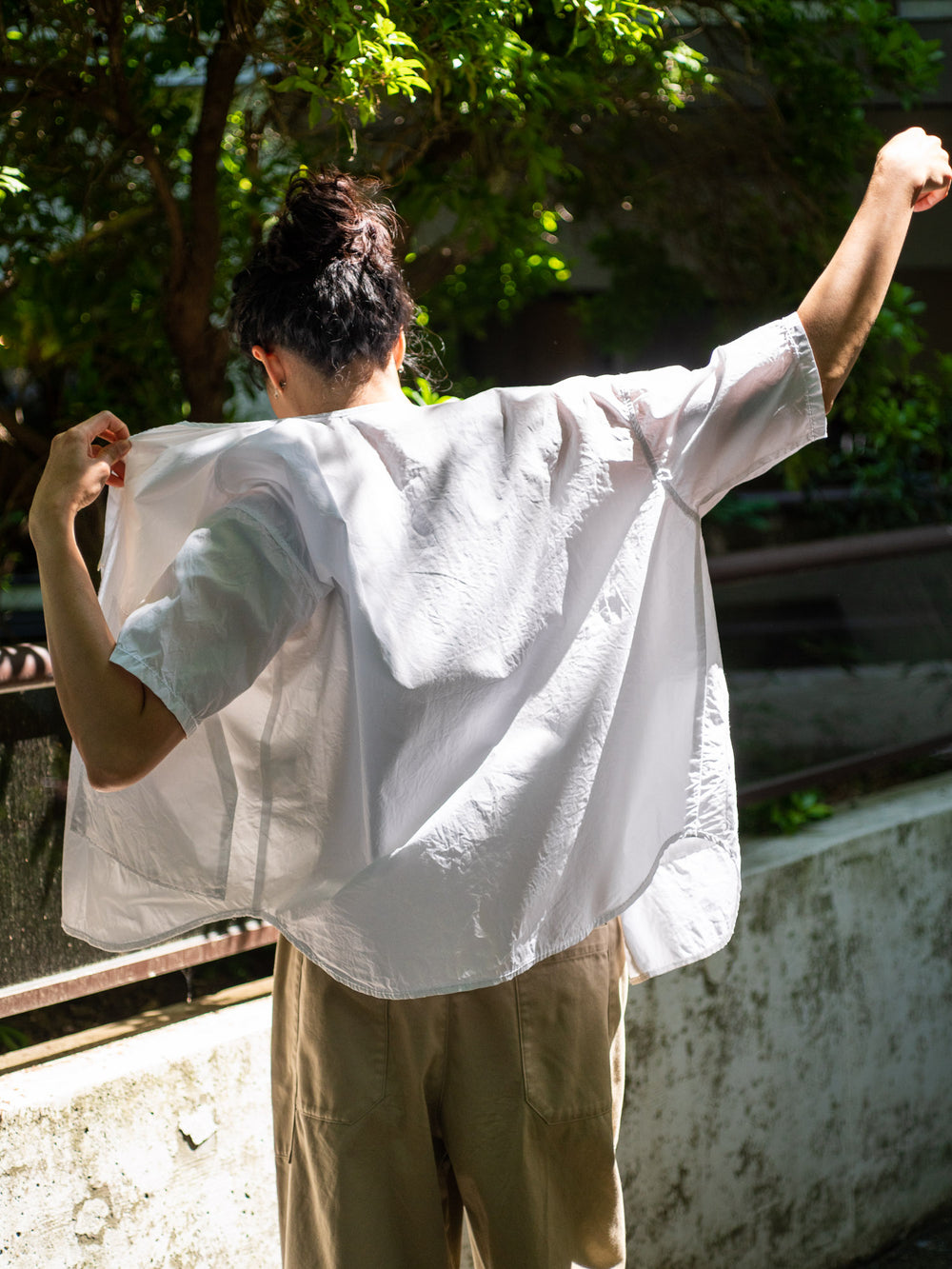 Typewriter Cotton Pocket Shirt