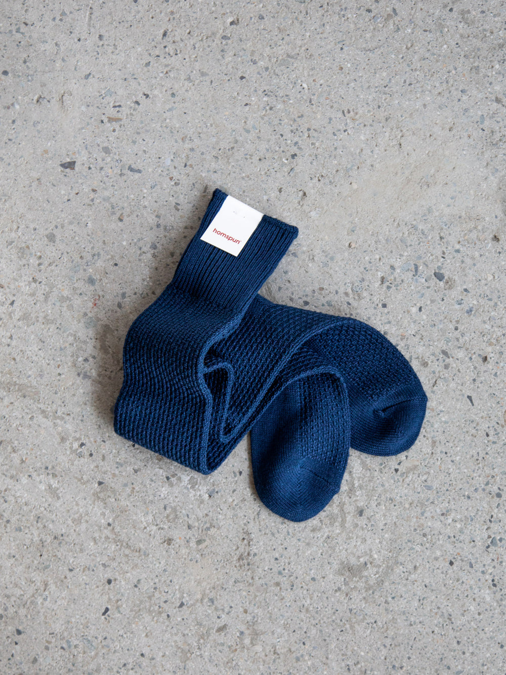 Cotton Wool Seed Stitch High Socks