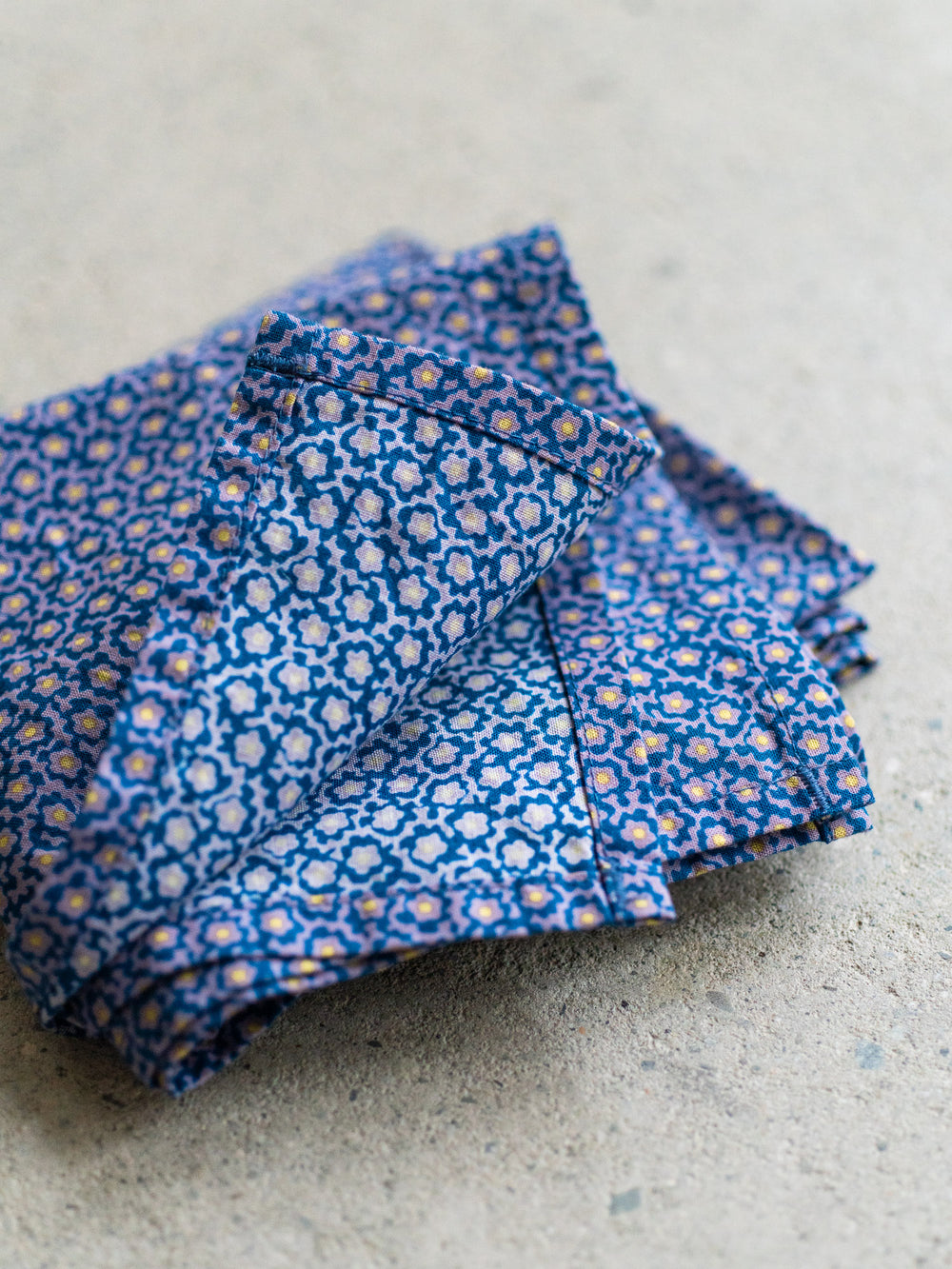 Flower Print Handkerchief
