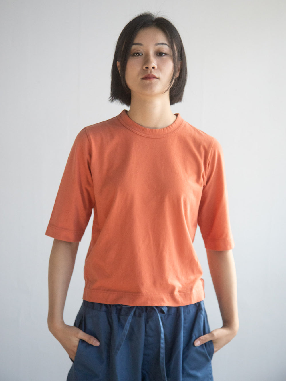 Half Sleeve T-Shirt – Apricot