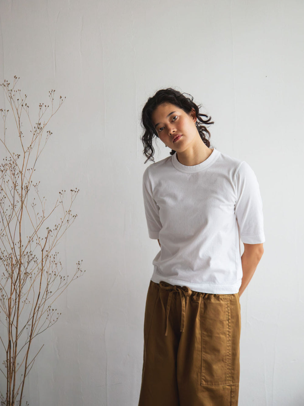 Half Sleeve T-Shirt – White