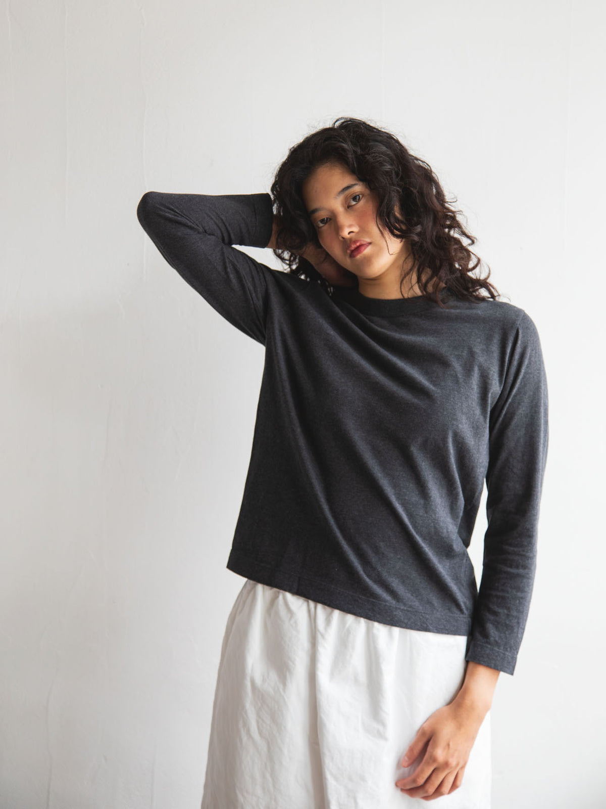 Long Sleeve T-Shirt – Charcoal