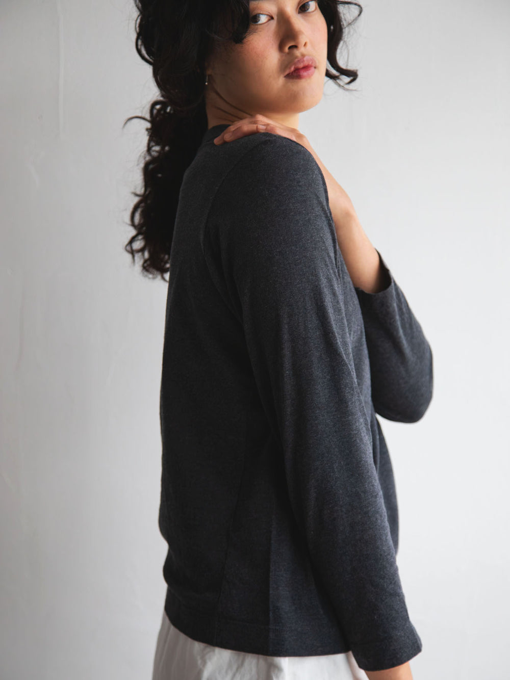 Long Sleeve T-Shirt – Charcoal