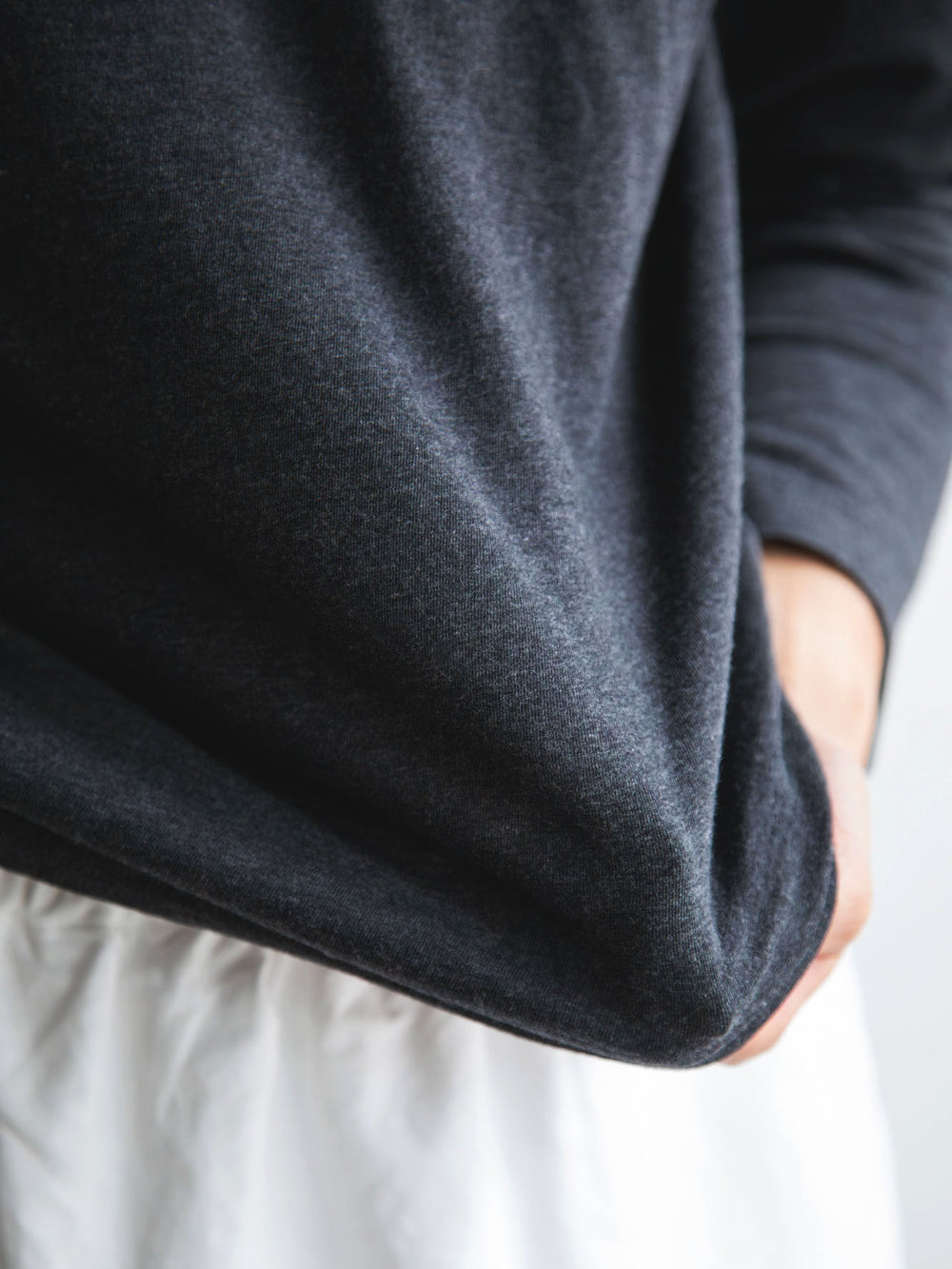 Long Sleeve T-Shirt – Charcoal