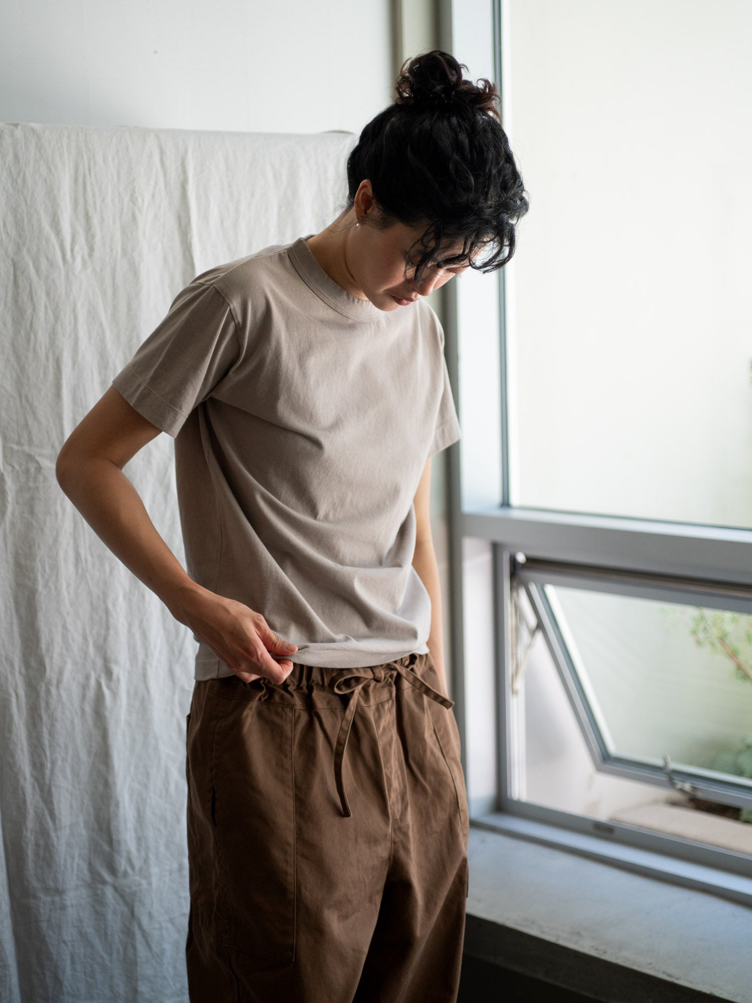 Short Sleeve T-Shirt – Sand Beige