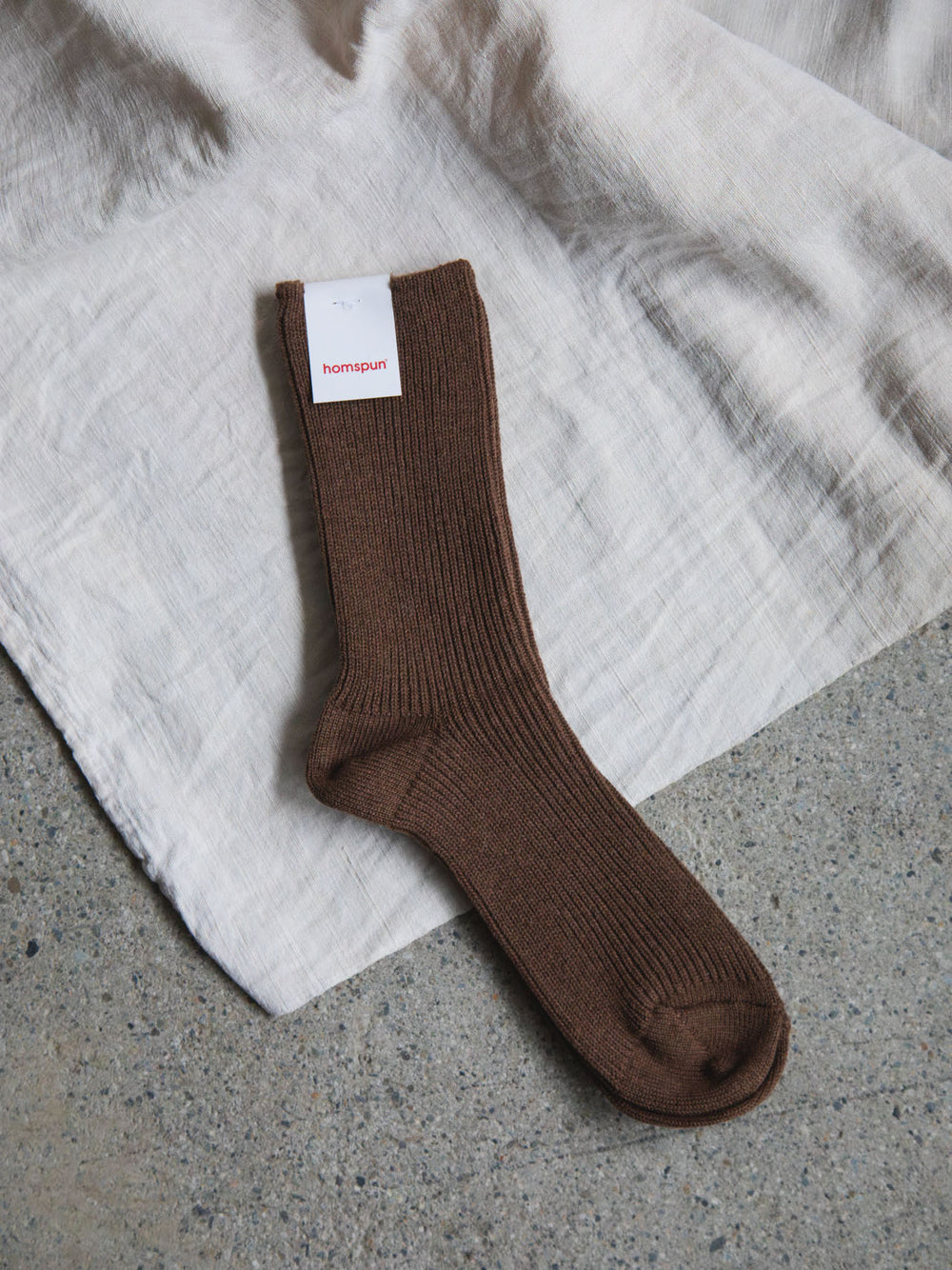 Smooth Cotton Ribbed Socks