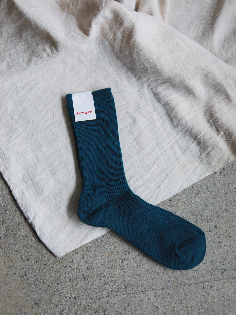 Smooth Cotton Ribbed Socks