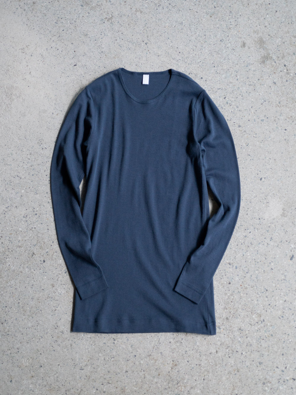 Thin Cotton Crewneck Shirt - Slate