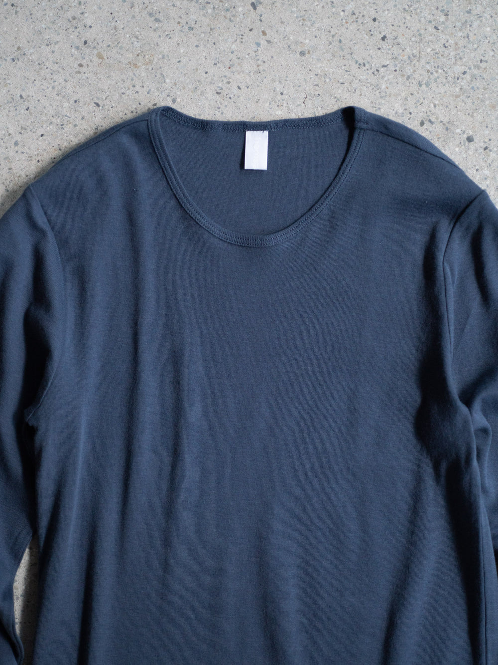 Thin Cotton Crewneck Shirt - Slate