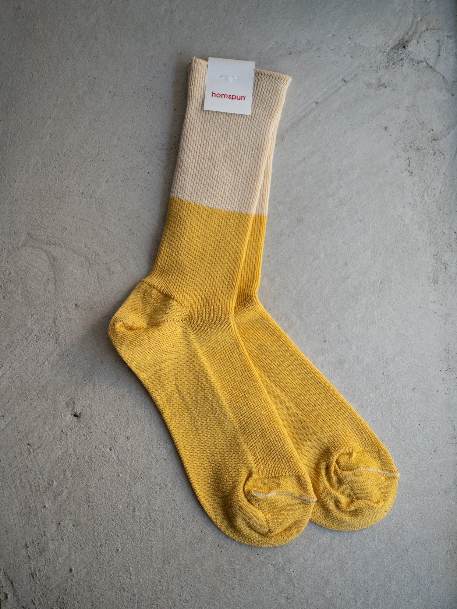 Two-Toned Cotton Wool Socks