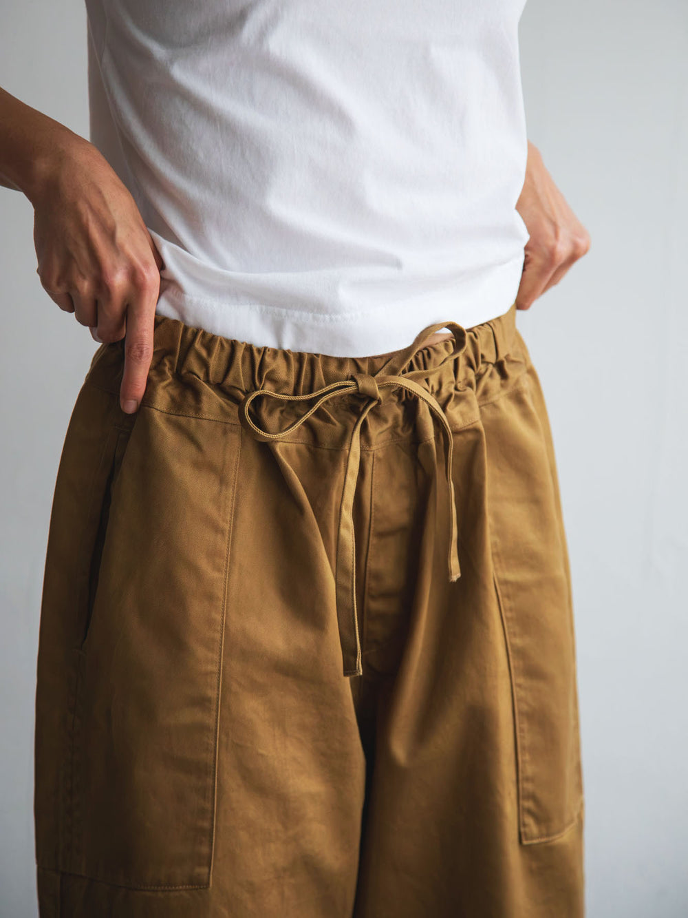 West Point Wide Pants - Camel