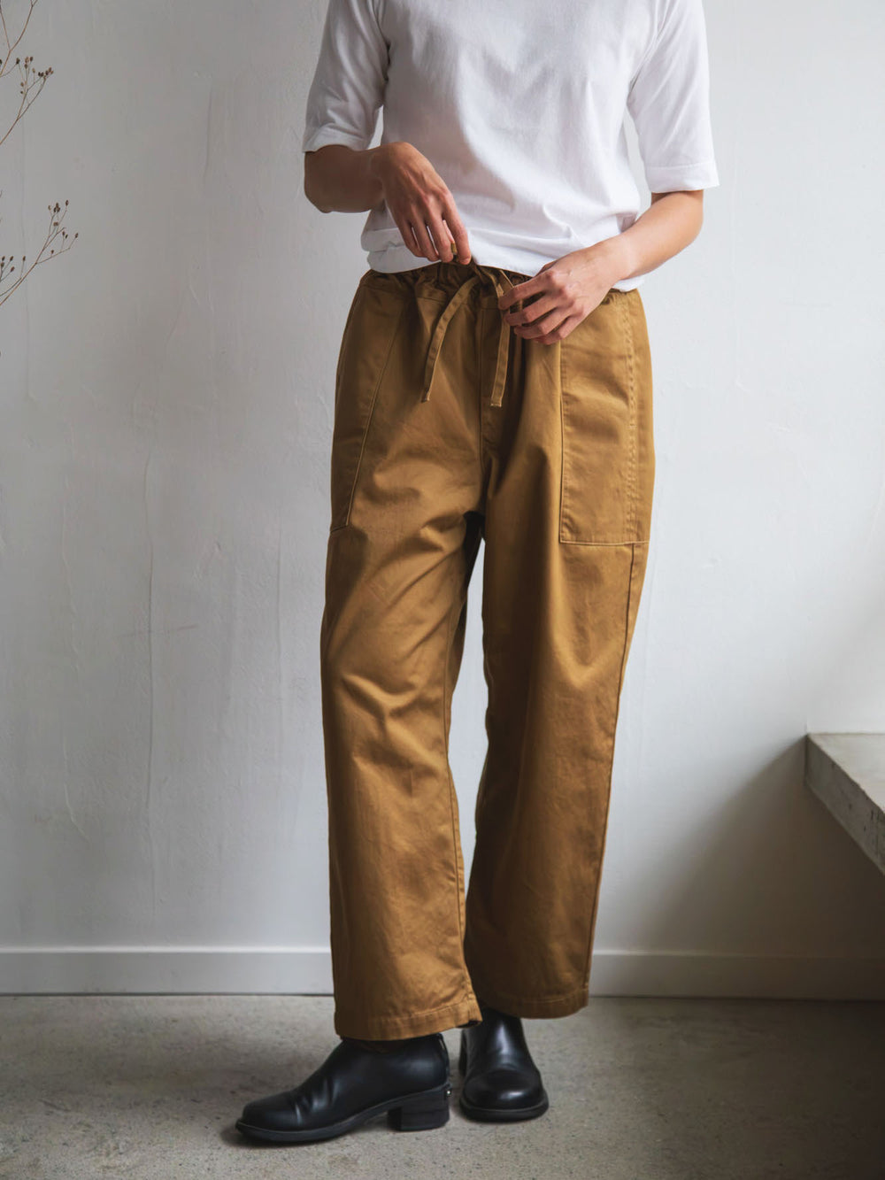 West Point Wide Pants - Camel