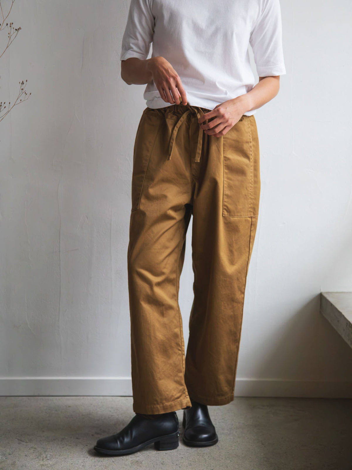 West Point Wide Pants - Camel