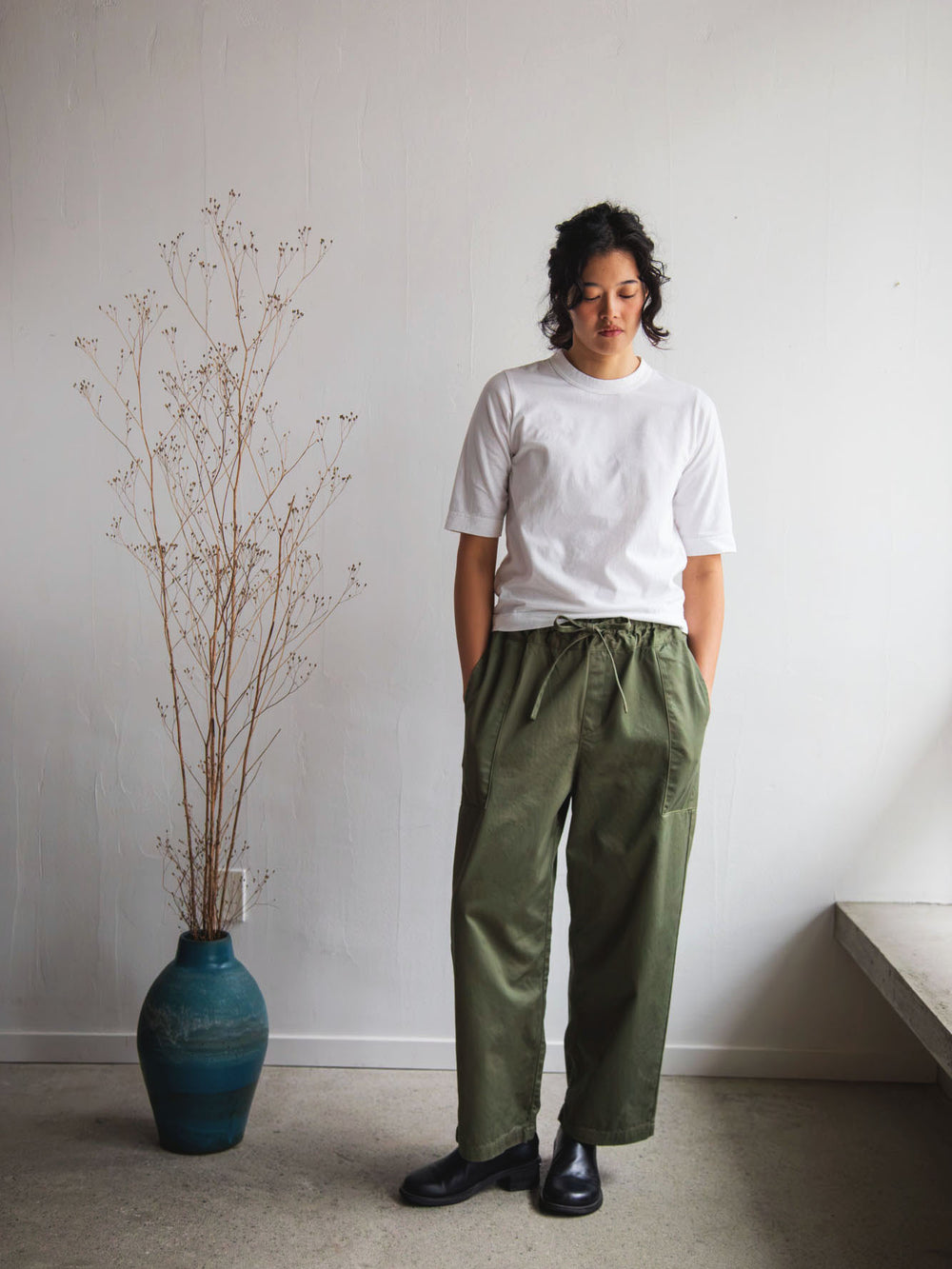 West Point Wide Pants - Green