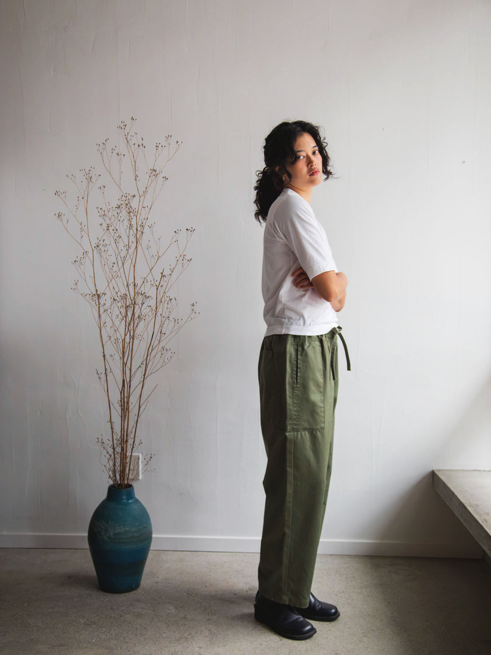 West Point Wide Pants - Green