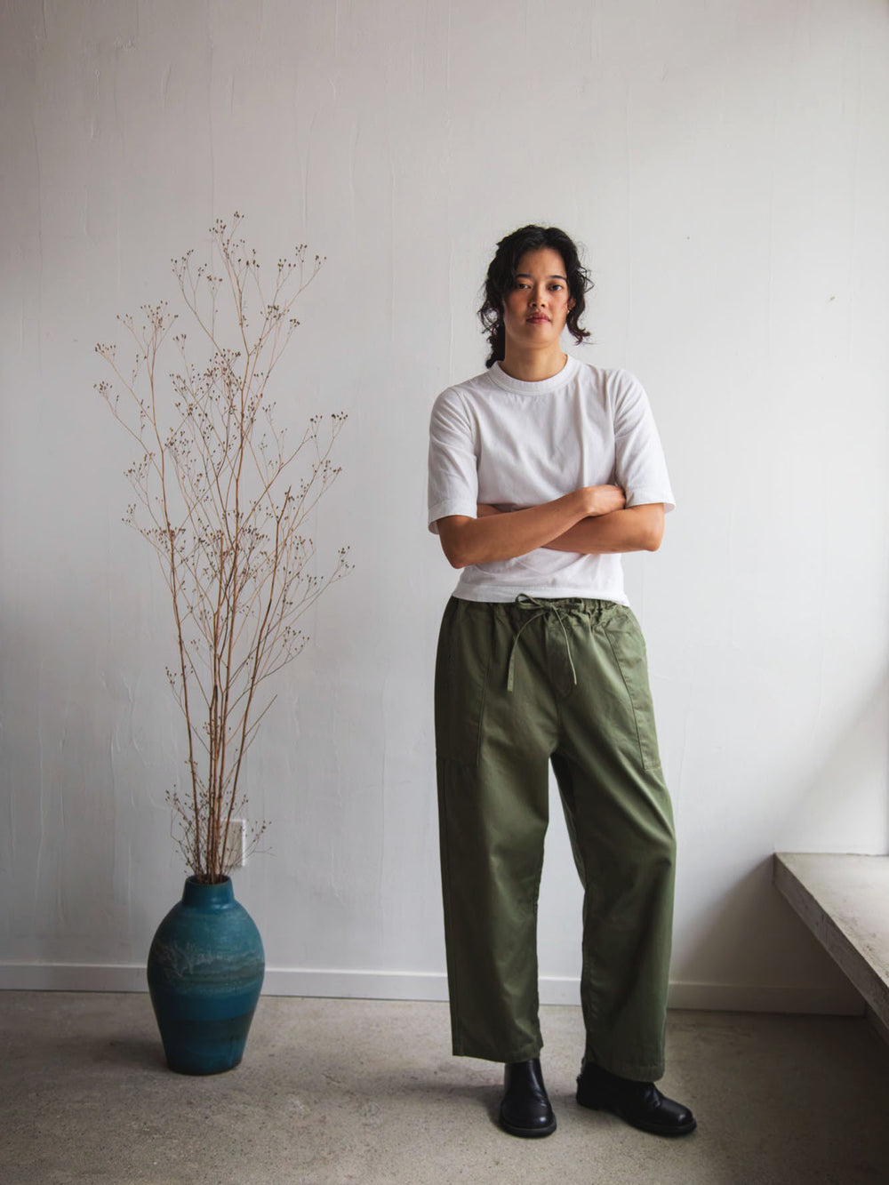 West Point Wide Pants - Green