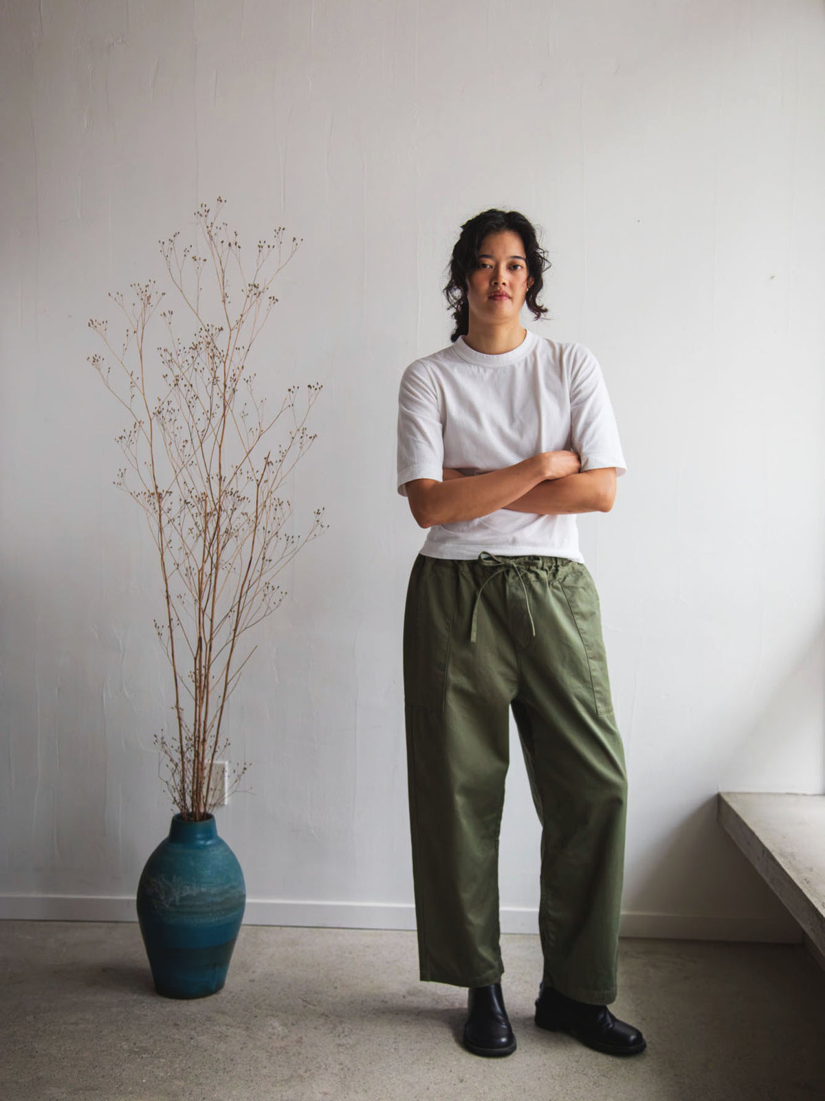 West Point Wide Pants - Green