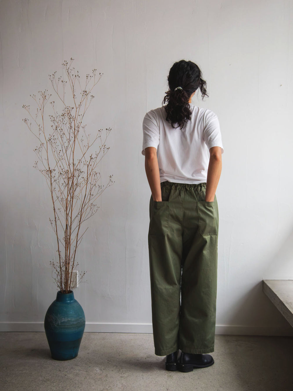 West Point Wide Pants - Green