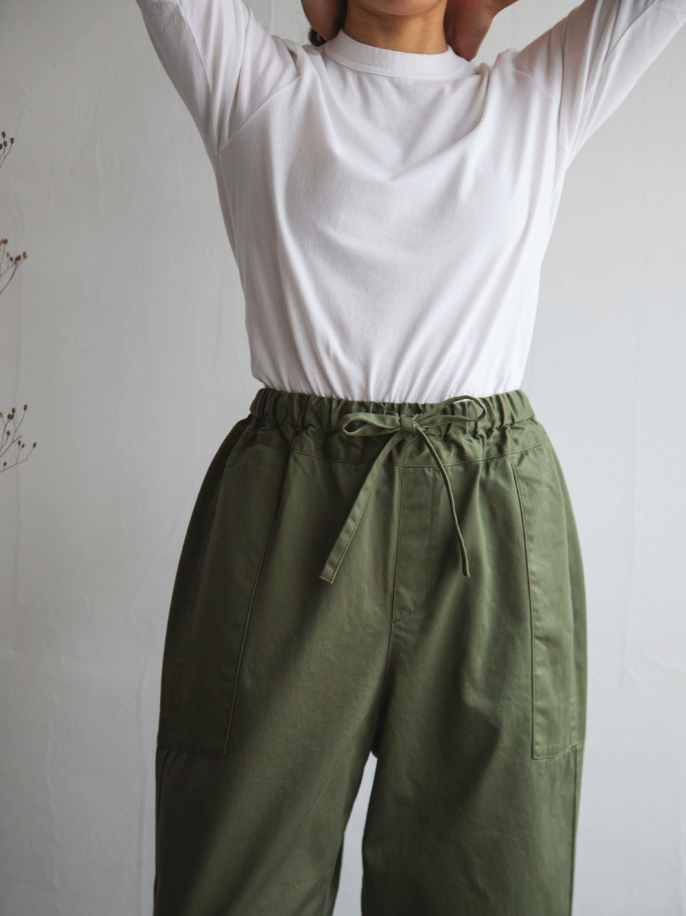 West Point Wide Pants - Green