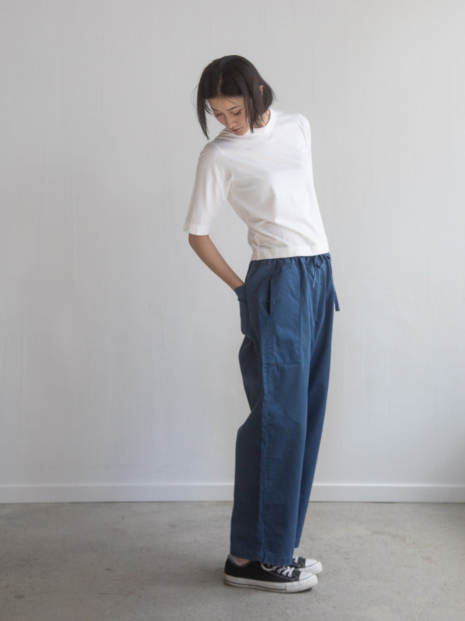 West Point Wide Pants - Saxe