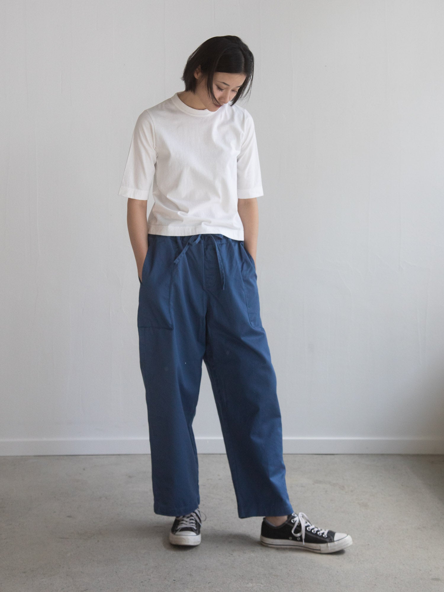 West Point Wide Pants - Saxe