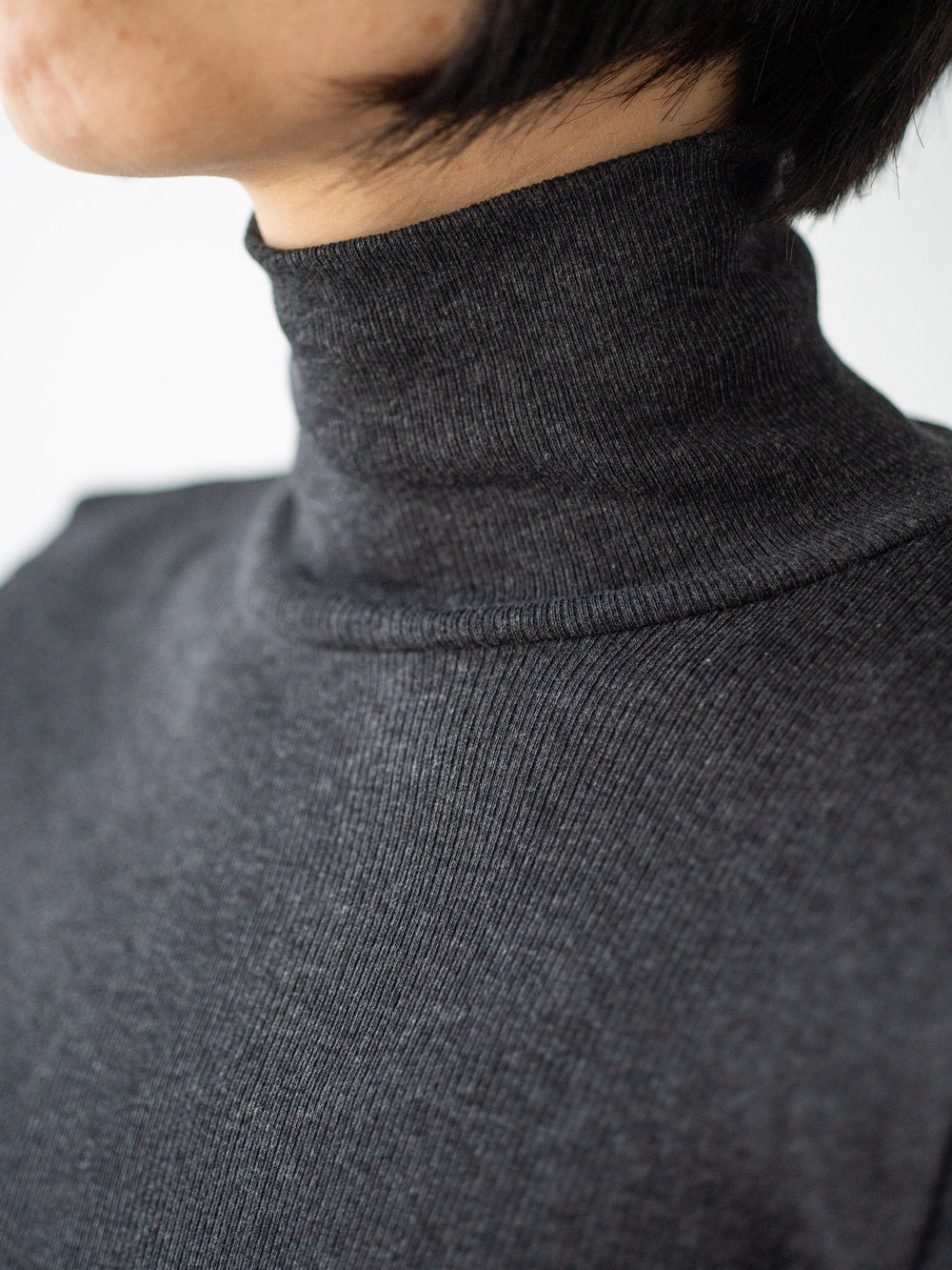 Charcoal Grey Half Zipped Neck Ribbed Activewear Set – lexifashionuk