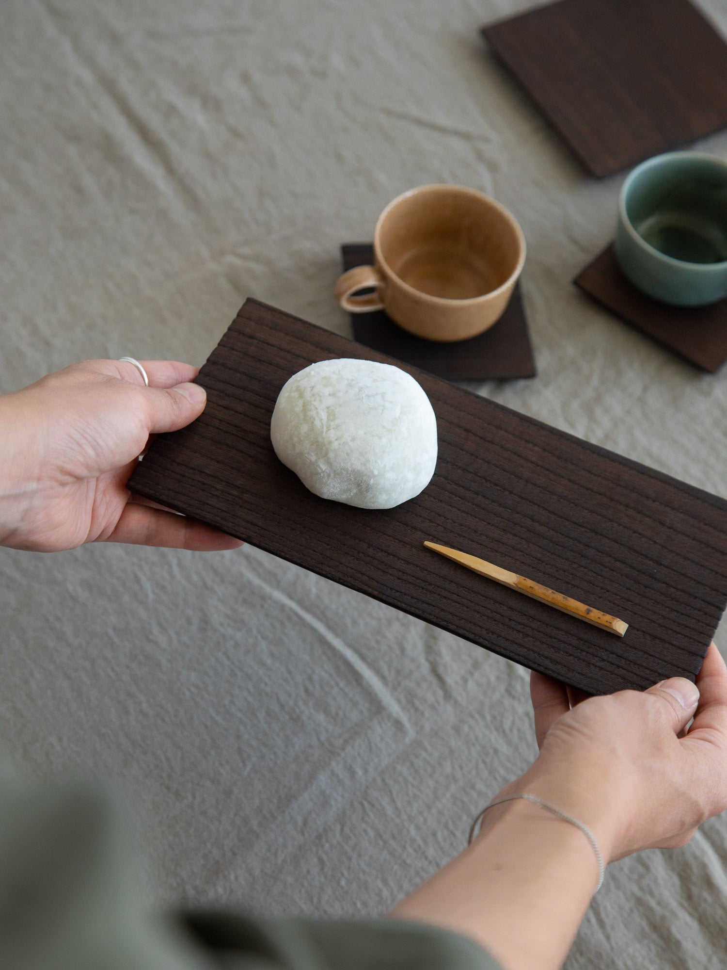 Kiri Wood Rectangle Tray