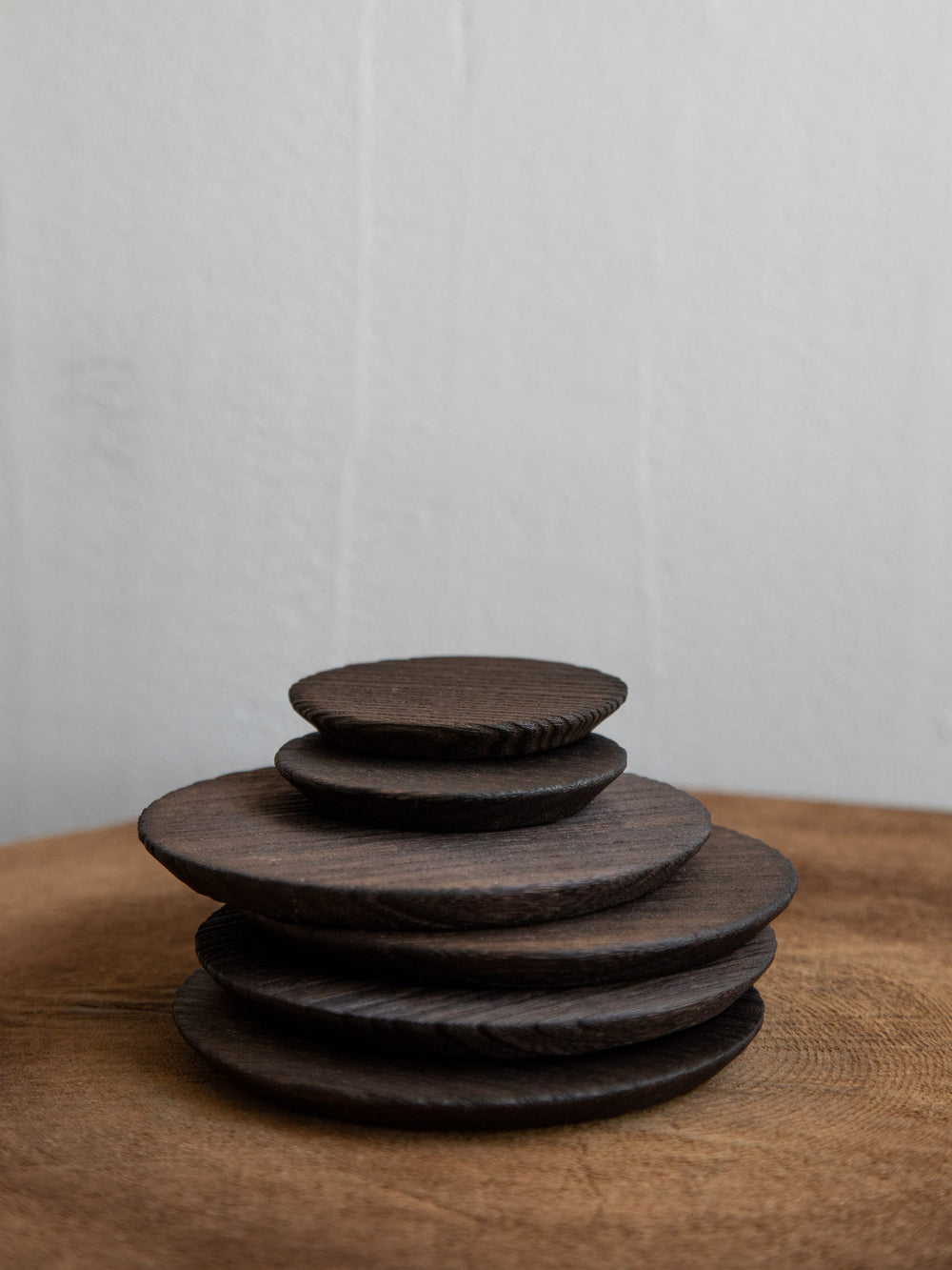 Kiri Wood Round Tray