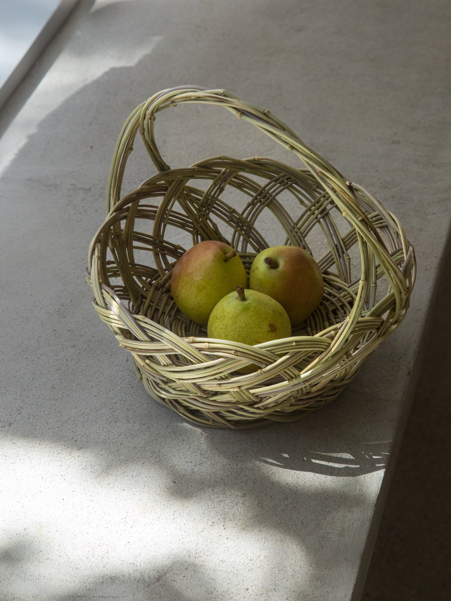 Kanchiku Bamboo Basket with Handle