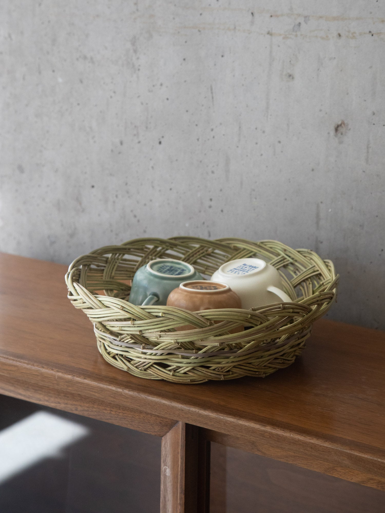 Kanchiku Bamboo Round Basket