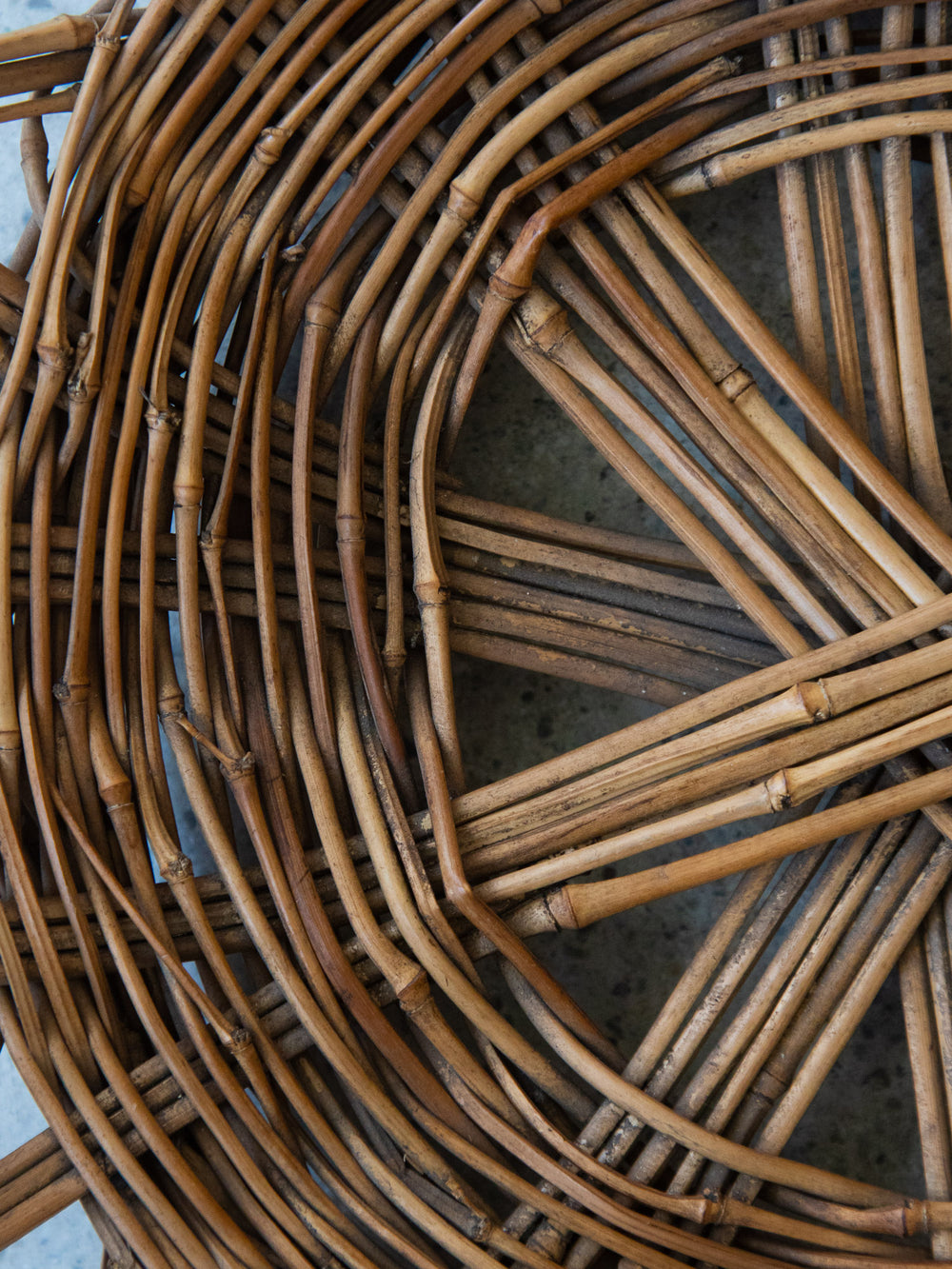 Kanchiku Bamboo Basket with Handle