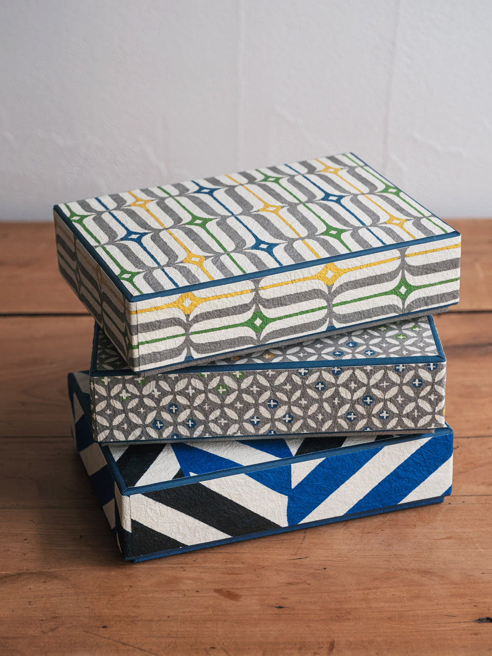 Washi Letter Box - Ainu Stripe