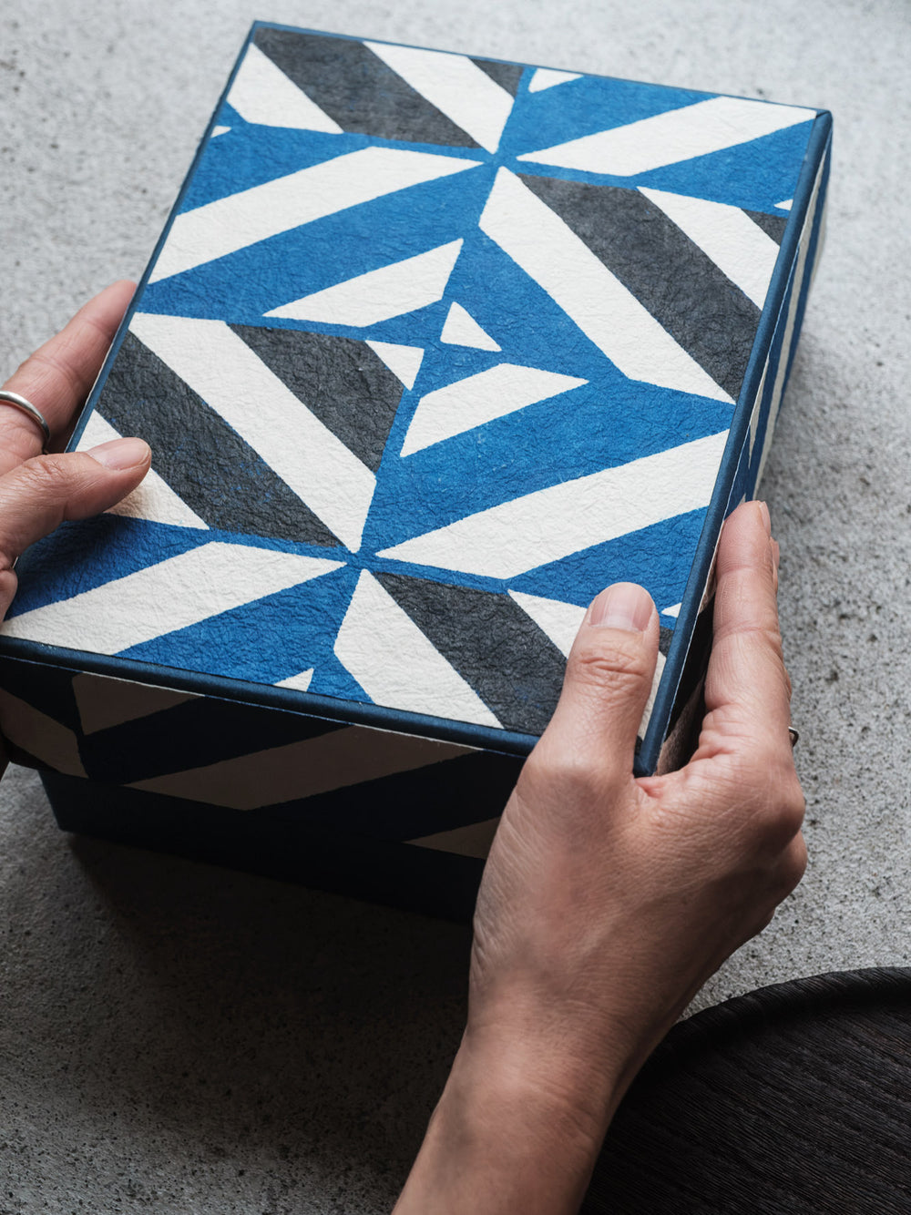 Washi Letter Box - Mangekyo (Kaleidscope)