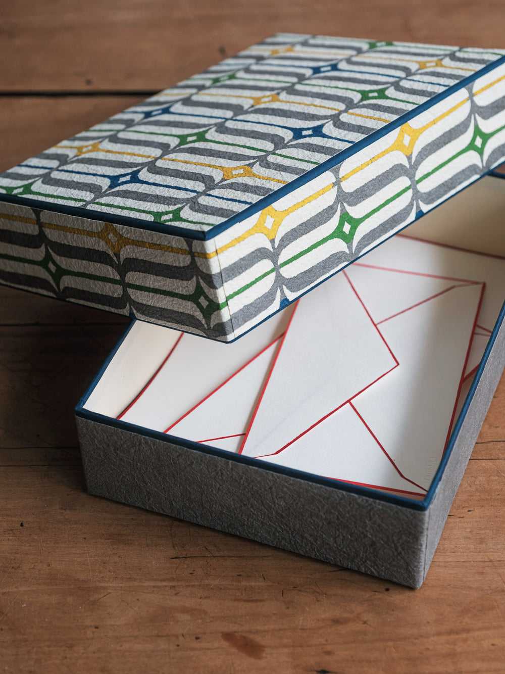 Washi Letter Box - Ainu Stripe