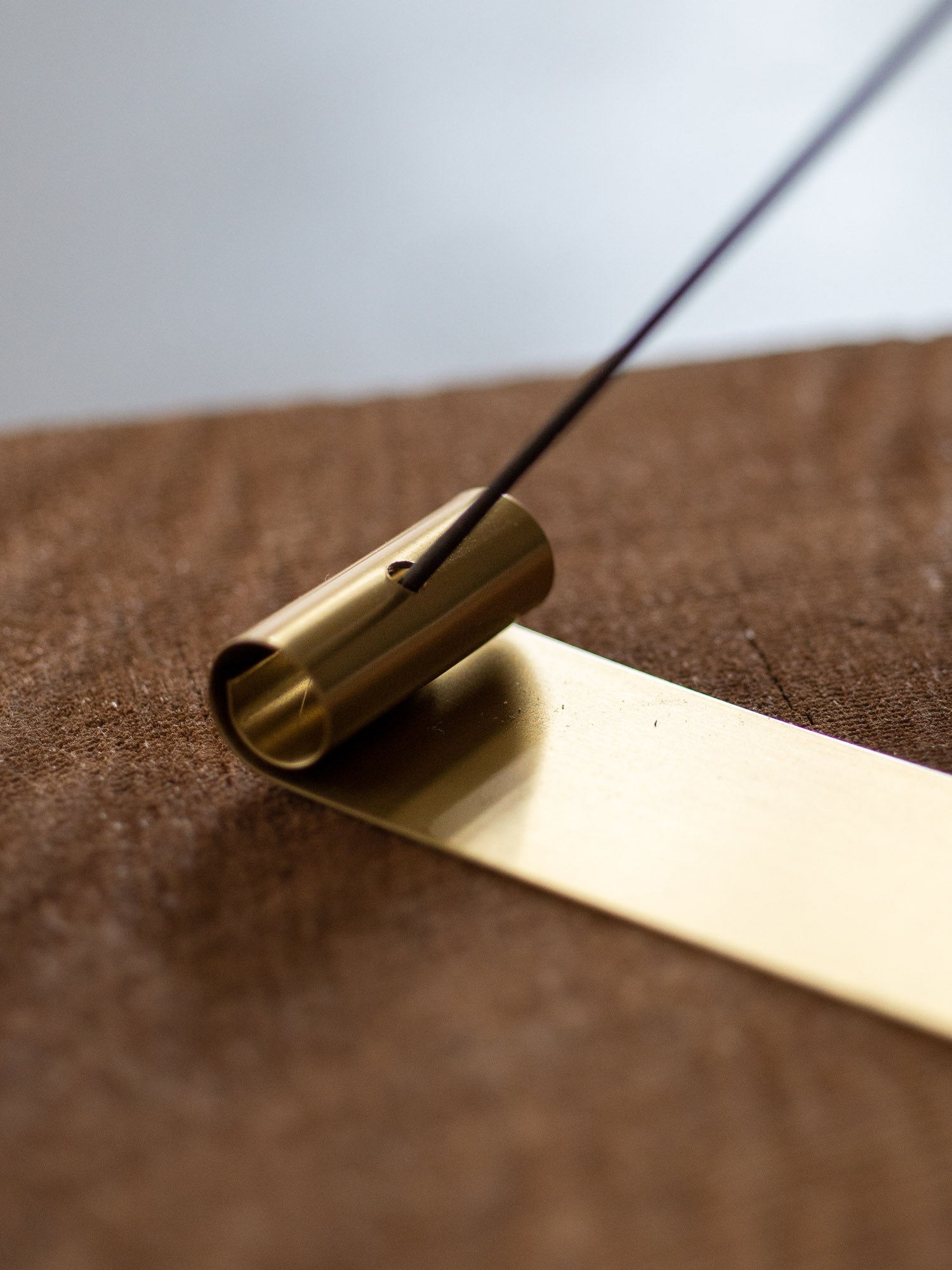 Brass Long Incense Holder