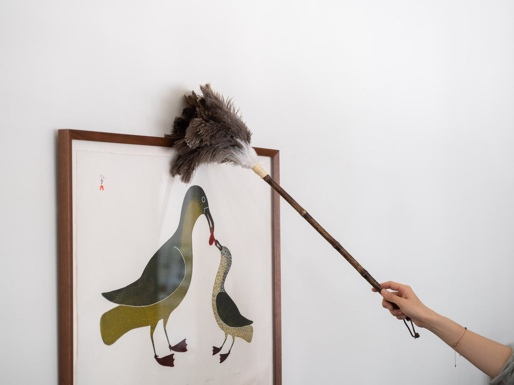 Plumeau Ostrich Feather Duster 26 Long All-Natural – Savon Francais