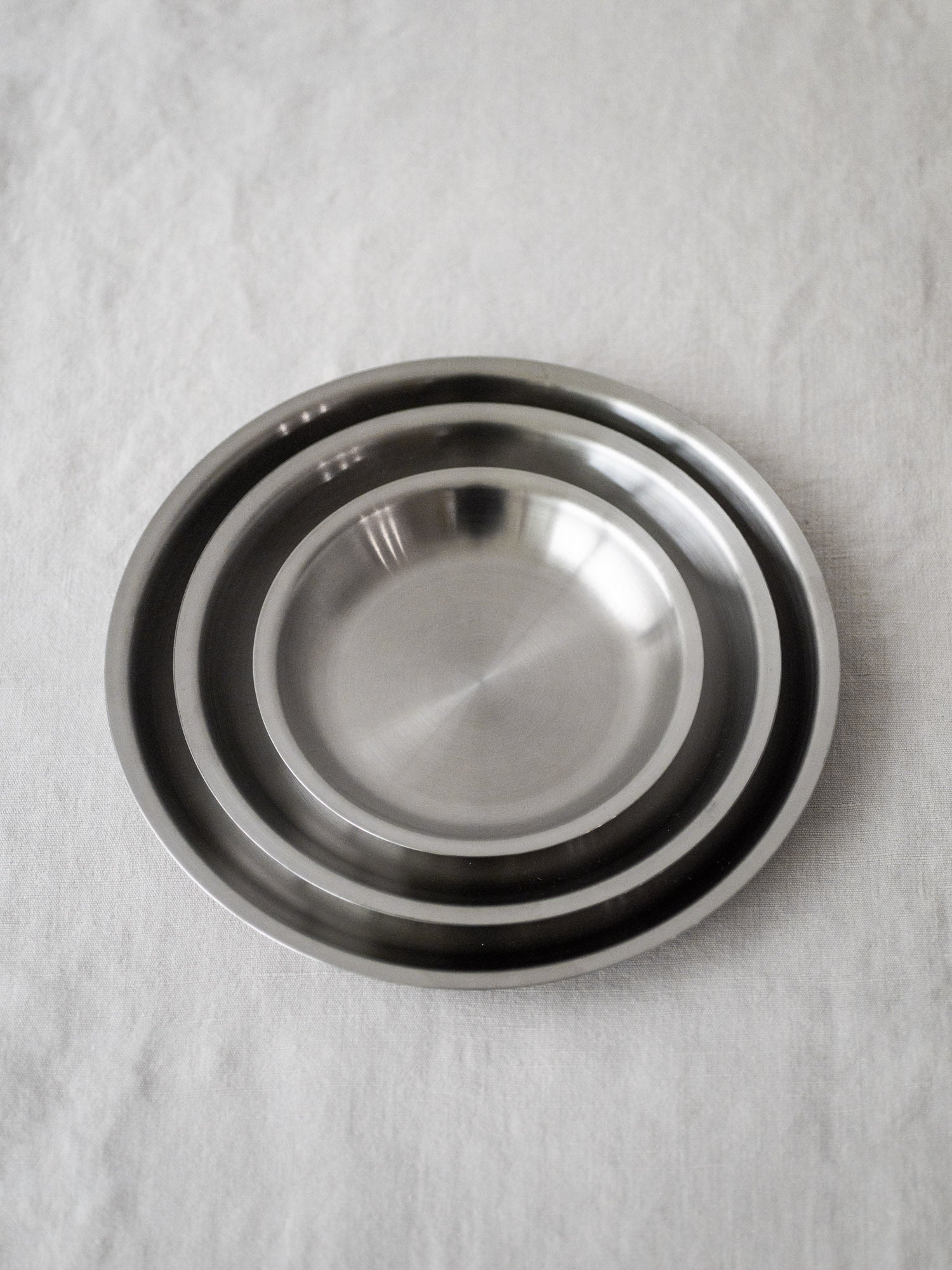 Makanai Stainless Round Plate