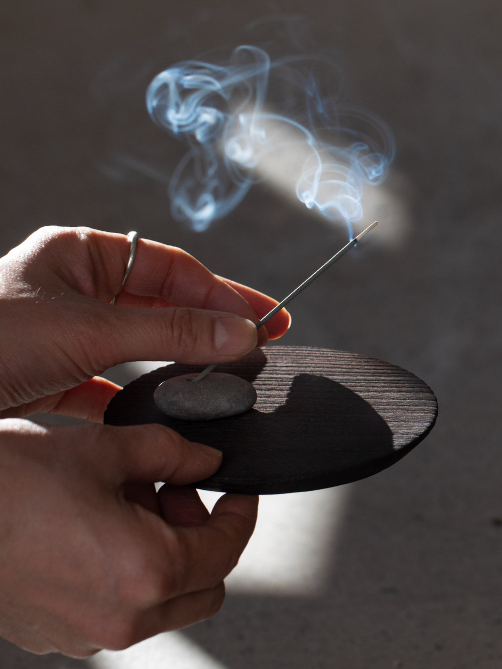 Pebble Incense Holder