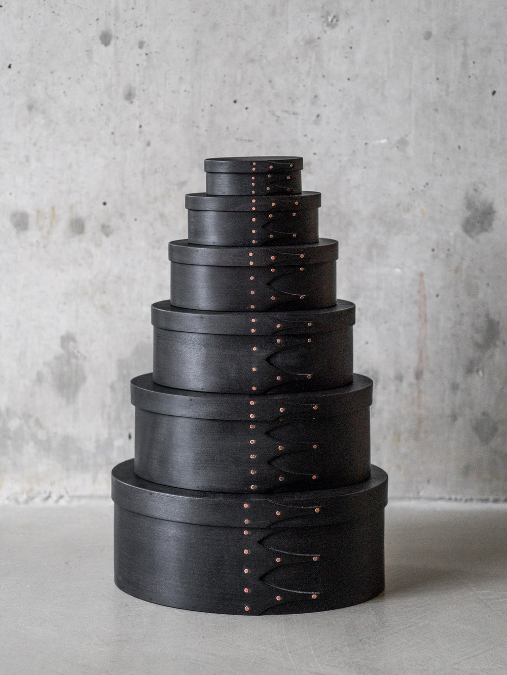 Masashi Ifuji Oval Box – Veg-Dyed Black