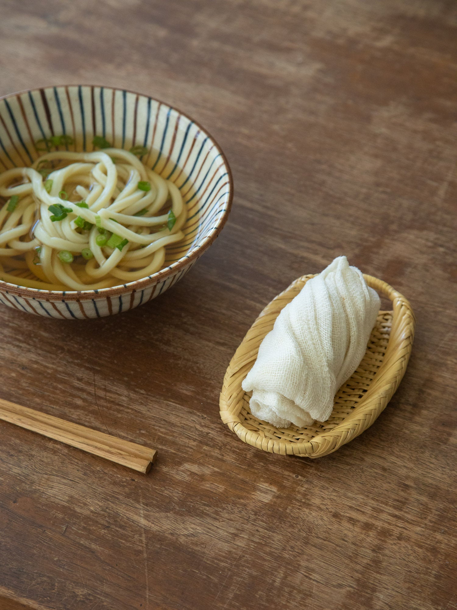 Bamboo Oshibori Tray