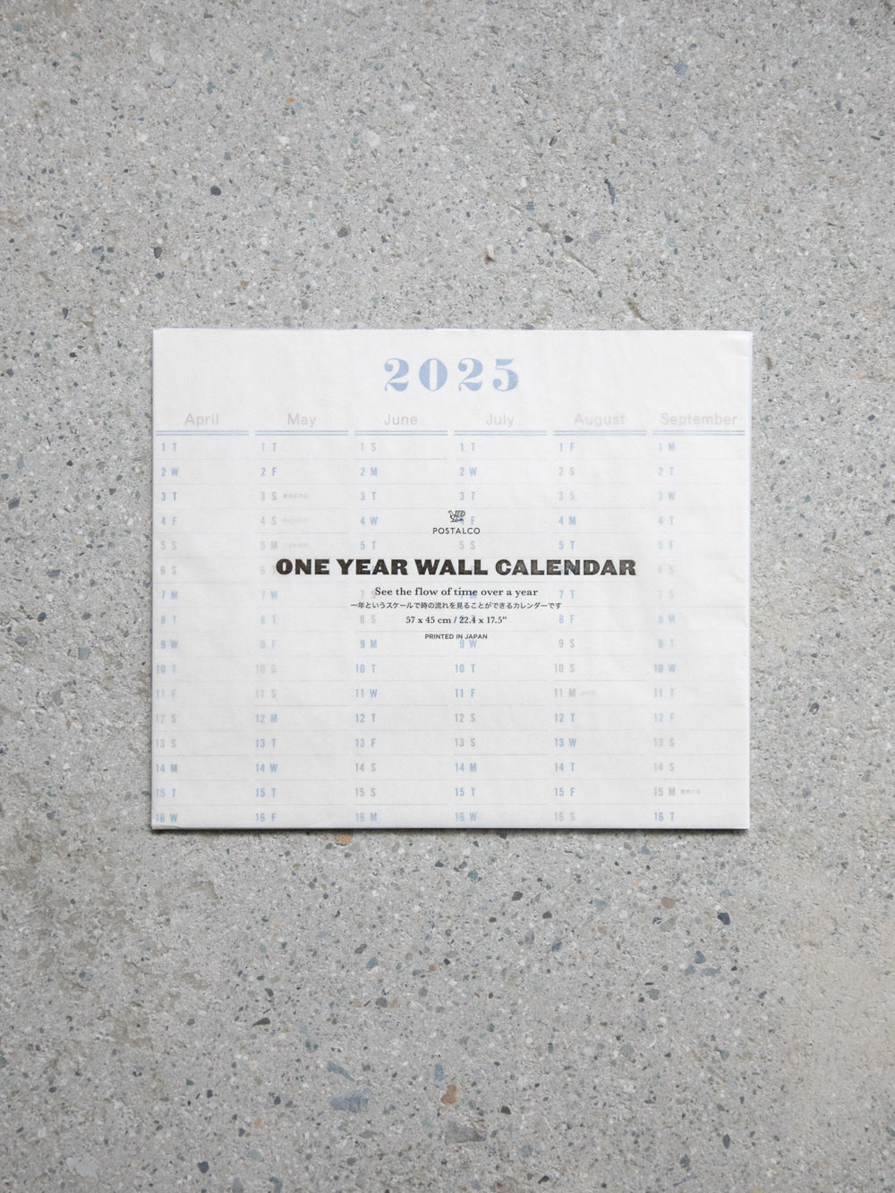 2025 One Year Wall Calendar